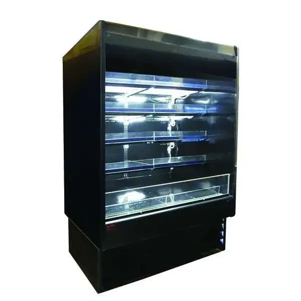 Howard-McCray SC-OD35E-3-SW-B 39'' Air Curtain Open Display Merchandiser with