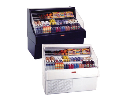 Howard-McCray SC-OS30E-4C-LED 51.00'' White Horizontal Air Curtain Open Display Merchandiser with 3 Shelves Howard-McCray SC-OS30E-4C-LED 51.00'' White Horizontal Air Curtain Open Display Merchandiser with 3 Shelves