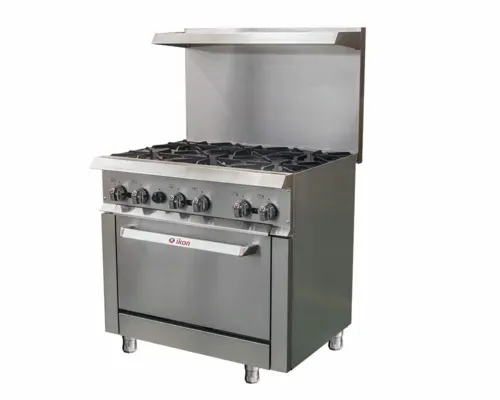 IKON IKON
IR-6-36 LP
Restaurant Gas Range,
with 

and 
-