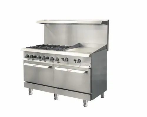 IKON IKON
IR-6B-24TG-60 LP
Restaurant Gas Range, 60" W
with 

and 
-