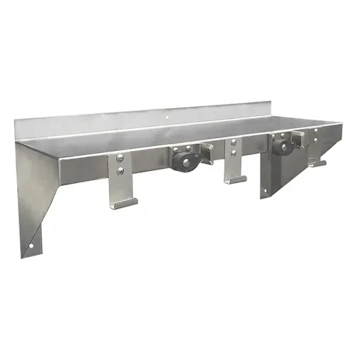 IMC/Teddy USH24 18 Gauge Type 300 Stainless Steel Utility Wall-Mounted Shelf - 24.00"W x 18"D