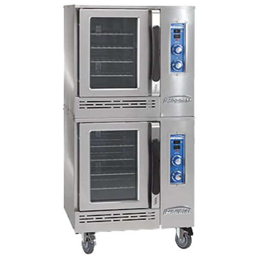 Imperial Imperial HSICVE-2 Double Deck Electric Convection Oven with Manual Contols