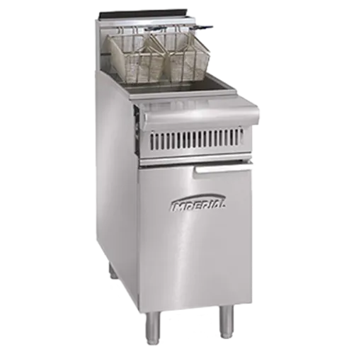 Imperial Imperial IHR-F-DS-75 Diamond Series Heavy Duty Range Match Fryer Drain