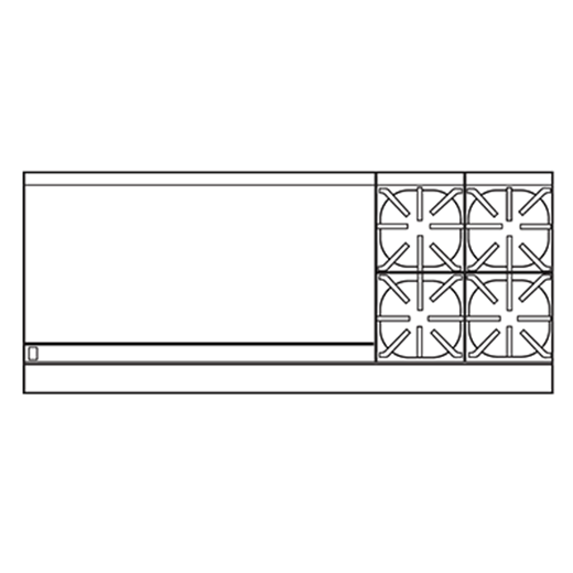 Imperial IR-4-G48-C-XB Restaurant Range Imperial IR-4-G48-C-XB Restaurant Range