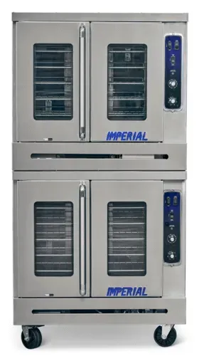 Imperial Imperial PCVE-2 Deck Electric Convection Oven with Contols, (2) 208v/50/60/1-ph, 53.0 amps, 11.0 kW