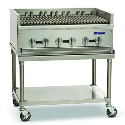 Imperial Imperial PSB36 36.00" Gas Countertop Standard Duty Radiant Charbroiler with Manual Control -