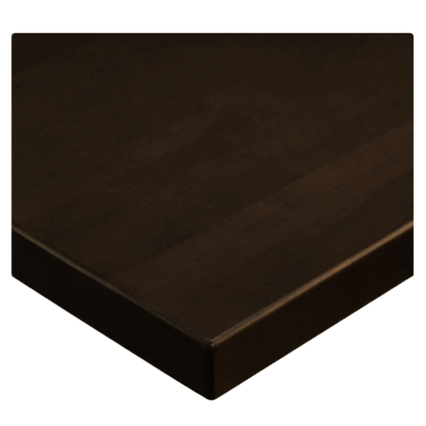 JMC Furniture 24X24 BEECHWOOD PLANK DARK WALNUT Table Top