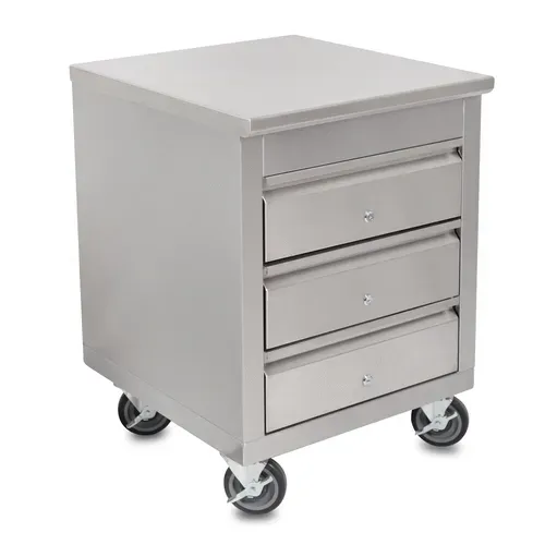 John Boos 4CD4-2730-CL-X Mobile Drawer Cabinet
