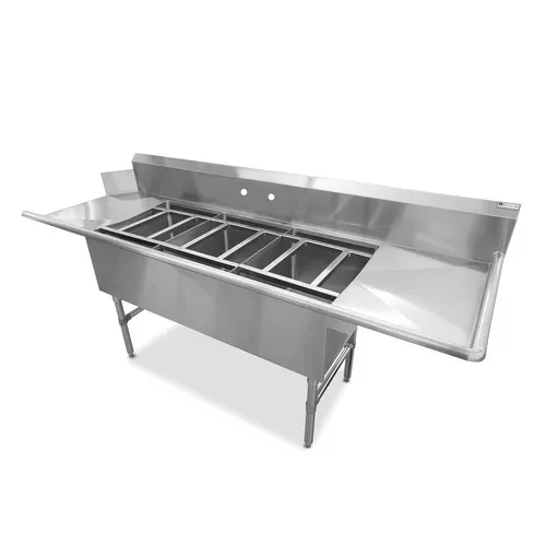 John Boos DT3PB18244-2D18R Dishtable/Pot Sinks