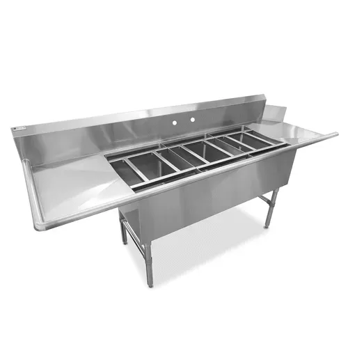 John Boos DT3PB244-2D24L Dishtable/Pot Sinks