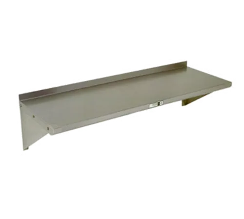 John Boos EWS8-1636 NSF 18 Gauge Type 430 Stainless Steel Wall-Mounted Shelf - 36.00"W x 16"D