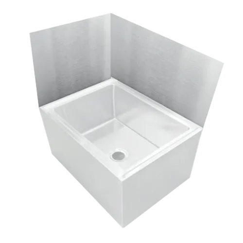 John Boos MSWC2020-27LR Mop Sink Wainscoting