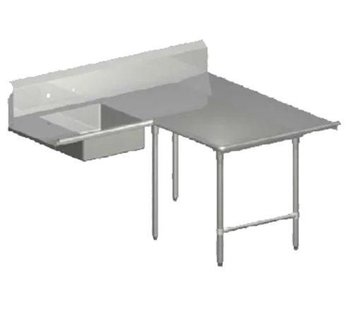John Boos SDT4-L7060SBK-R Pro-Bowl Soiled Dishtable