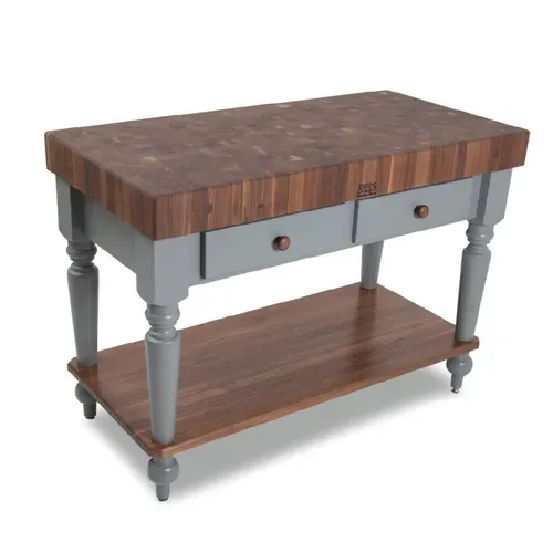 John Boos WAL-CUCR05-SHF American Heritage Rustica Butcher Block