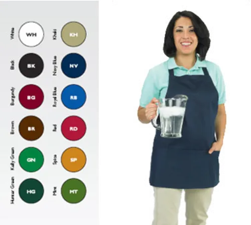 John Ritzenthaler Company 602BAFH-BK Chef Revival® Front-of-the-House Bib Apron