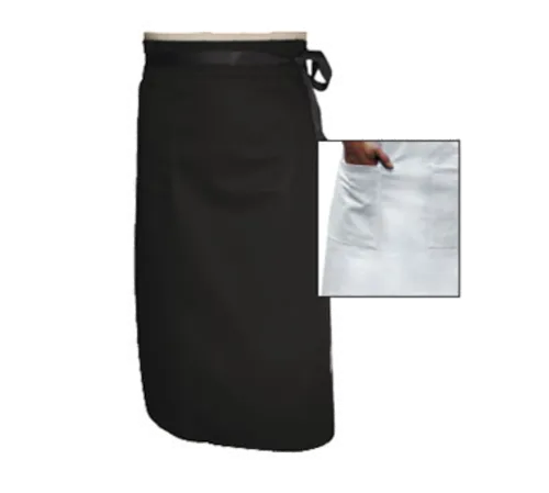 John Ritzenthaler Company A011BK Chef Revival® Chef Bistro Apron