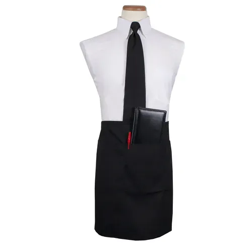 John Ritzenthaler Company CL3PWACELBK Ritz® Chef's Line® Plus Waist Apron