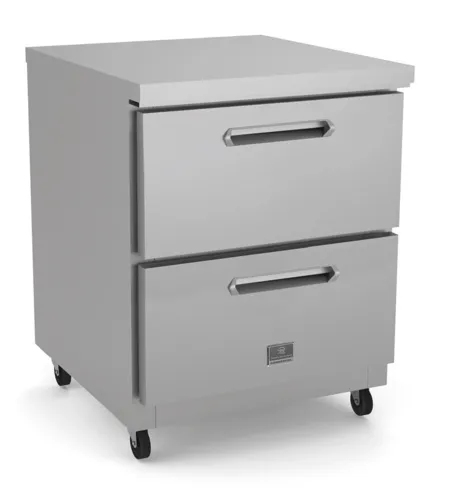 Kelvinator Commercial Kelvinator Commercial
KCHUC27.2DR-32
 27.75'' 
 Section
Undercounter Refrigerator with





and Compressor