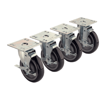 Krowne Metal Metal 28-120S Krowne Heavy Duty Plate Caster Krowne Metal Metal 28-120S Krowne Heavy Duty Plate Caster