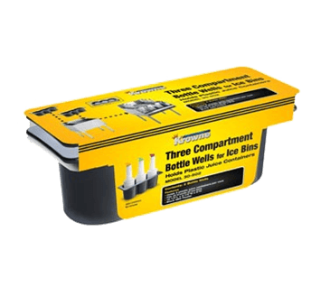Krowne Metal Metal 30-502 Krowne 2-Pack Three Compartment Bottle Wells for Ice Bins Krowne Metal Metal 30-502 Krowne 2-Pack Three Compartment Bottle Wells for Ice Bins