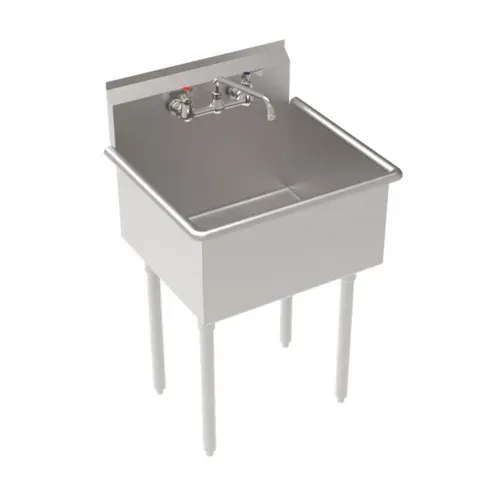 Krowne Metal Krowne Metal
BS-2421
Commercial Sink,
(1) One Compartment,

 Construction
with 
and 
- 400" W