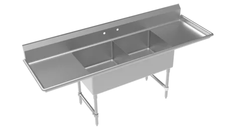 Krowne Metal Krowne Metal
CS-2424-2-LR-LF
Commercial Sink,
(2) Two Compartment,

 Construction
with 
and 
- 1000" W