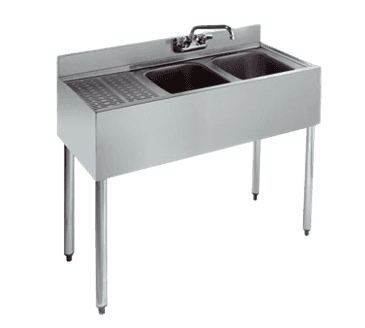 Krowne Metal Metal KR18-42R Royal 1800 Series Underbar Sink Unit Krowne Metal Metal KR18-42R Royal 1800 Series Underbar Sink Unit