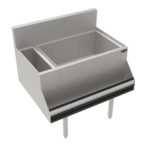 Krowne Metal Krowne KR19-M30R Royal Series Underbar Combination Ice Bin