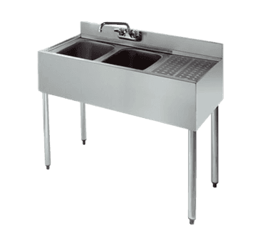 Krowne Metal Metal KR21-42L Royal 2100 Series Underbar Sink Unit Krowne Metal Metal KR21-42L Royal 2100 Series Underbar Sink Unit