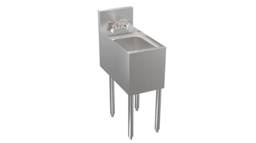 Krowne Metal Krowne Metal
KRS-12DS
Underbar Sink Unit,
 Compartment,
,
with and / 
- "W x "D