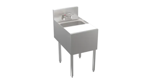 Krowne Metal Krowne Metal
KRS-MC18
Underbar Sink Unit,
 Compartment,
,
with and / 
- "W x "D
