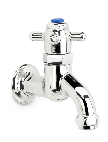 Krowne Metal Krowne Metal 16-470L Krowne Royal Series single self closing wall mount metering lavatory faucet