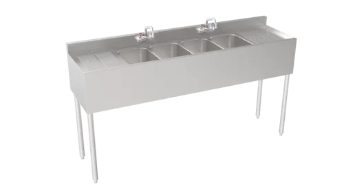 Krowne Metal Krowne Metal 18-64C Standard 1800 Series Underbar Sink Unit