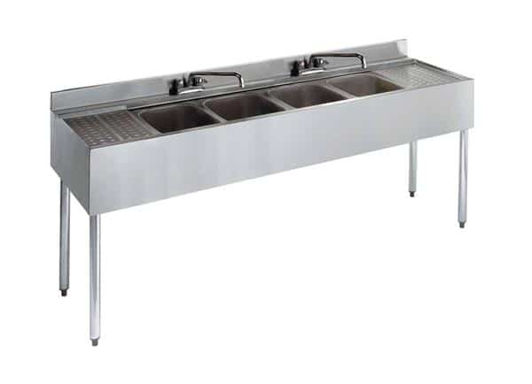 Krowne Metal 21-64C Standard 2100 Series Underbar Sink Unit Krowne Metal 21-64C Standard 2100 Series Underbar Sink Unit