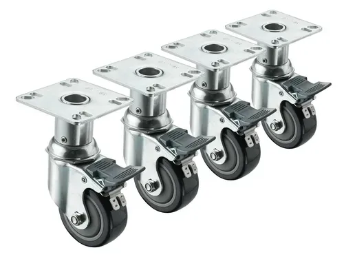 Krowne Metal Krowne Metal 28-135S Krowne Heavy Duty Adjustable Height Plate Caster