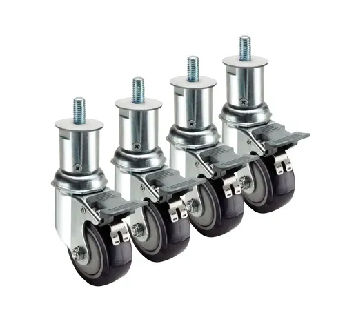 Krowne Metal Krowne Metal 28-156S Krowne Adjustable Height 1/2"-13 Threaded Stem Caster
