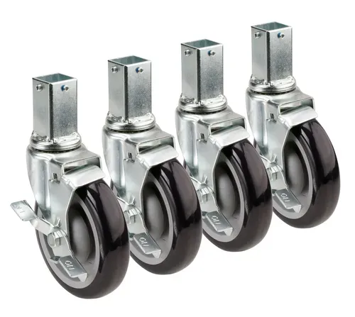Krowne Metal Krowne Metal 28-172S Krowne 1" Square Post Shelving Caster