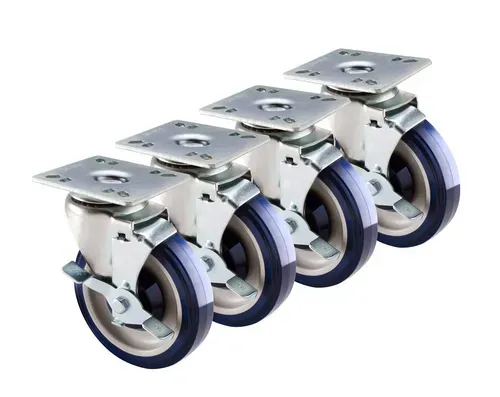 Krowne Metal Krowne Metal 30-107S Krowne Economy Series 4" x 4" Plate Caster
