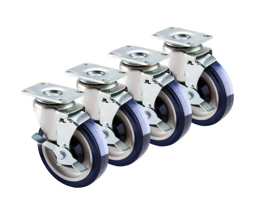 Krowne Metal Krowne Metal 30-113S Krowne Economy Series 2-3/8" x 3-5/8" Plate Caster
