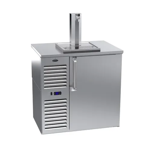 Krowne Metal Krowne Metal DB36 1 Tap 1/2 Barrel Draft Beer Cooler - Stainless Steel, 1 Keg Capacity, 115 Volts