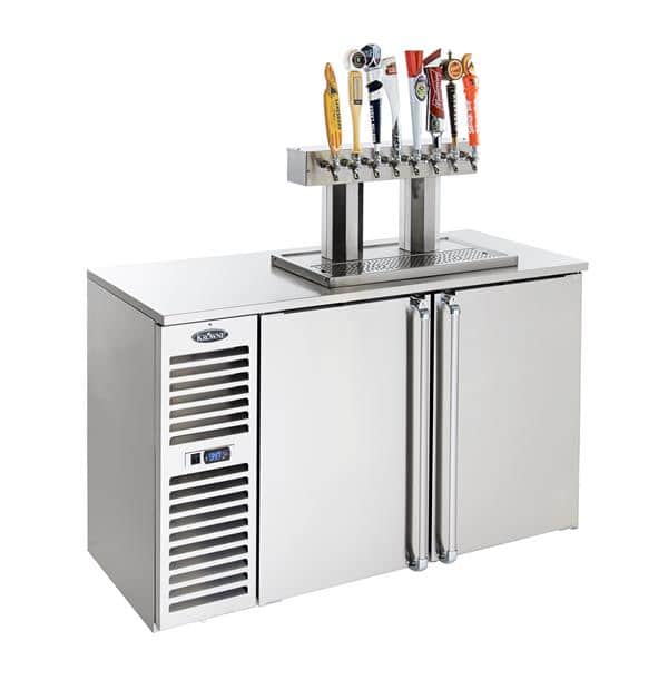 Krowne Metal DB60 2 Taps 1/2 Barrel Draft Beer Cooler