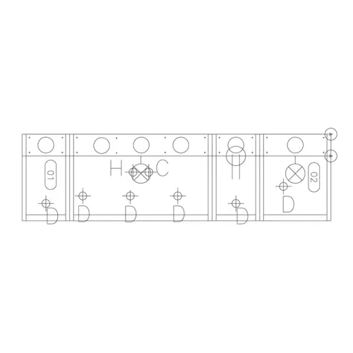 Krowne Metal Krowne Metal KMB-MT Full size foot print template printed on mylar