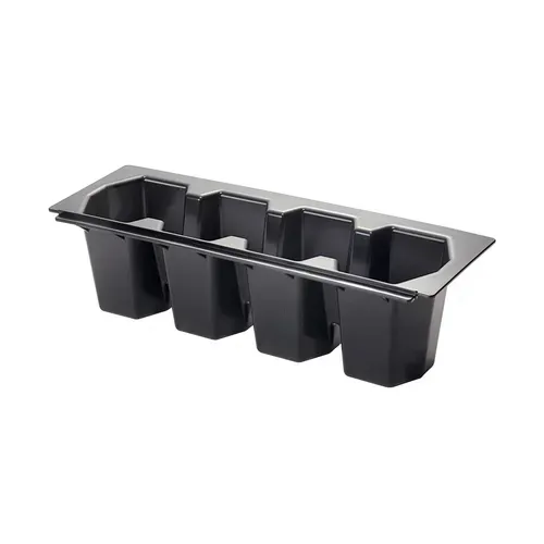 Krowne Metal Krowne Metal KR-409 4-Bottle Plastic Bottle Wells for KR24 Ice Bins