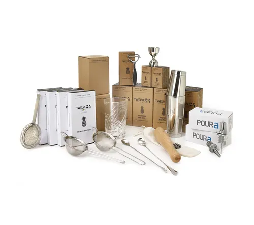 Krowne Metal Krowne Metal KR-BK1 Premium Craft Cocktail Bartender Kit - Includes: