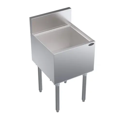 Krowne Metal Krowne Metal KR19-18 Royal Series Underbar Ice Bin/Cocktail Unit, Stainless Steel with 50 lbs. Ice Capacity - 18.00"W x 19.00"D