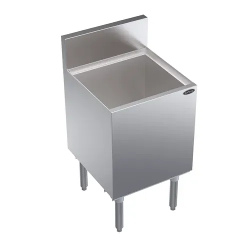 Krowne Metal Krowne Metal KR19-18DP-7 Royal Series Underbar Ice Bin/Cocktail Unit, Stainless Steel with 73 lbs. Ice Capacity 7-Circuit Cold Plate - 18.00"W x 19.00"D