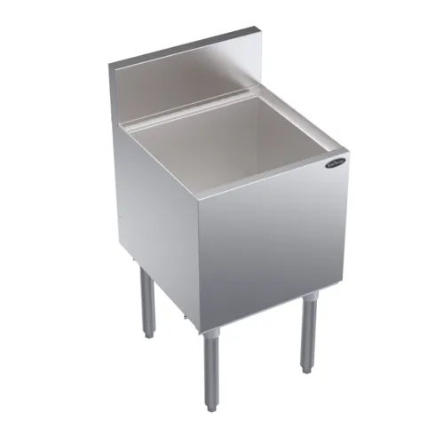 Krowne Metal Krowne Metal KR19-18DP Royal Series Underbar Ice Bin/Cocktail Unit, Stainless Steel with 73 lbs. Ice Capacity - 18.00"W x 19.00"D