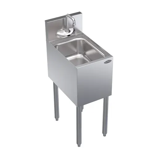 Krowne Metal Krowne Metal KR19-1C-E Underbar Sink Unit, Compartment with and / - 12"W x 19"D