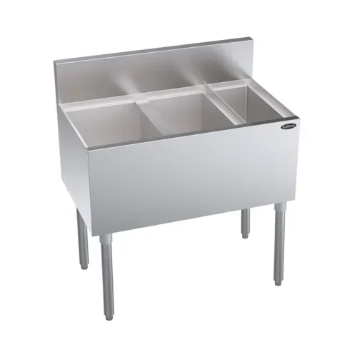 Krowne Metal Krowne Metal KR19-MS32L-10 Underbar Ice Bin/Cocktail Station, Bottle Well Bin