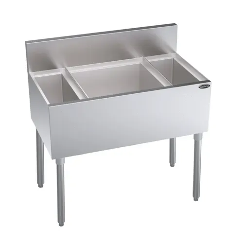 Krowne Metal Krowne Metal KR19-MS34C Underbar Ice Bin/Cocktail Station, Bottle Well Bin